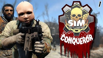 Fallout 4 Mods: Sim Settlements Conqueror | Part 1 - Gettin Started!