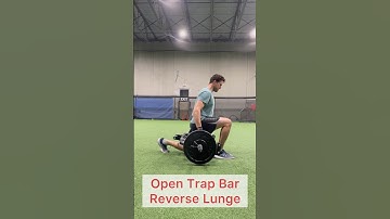Open Trap Bar Reverse Lunge