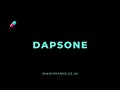 How to pronounce Dapsone