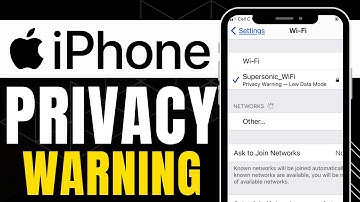 HOW TO FIX PRIVACY WARNING ON WIFI IPHONE IOS 18 (2024)