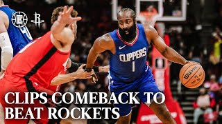 Clips Comeback to Beat Rockets Highlights | LA Clippers