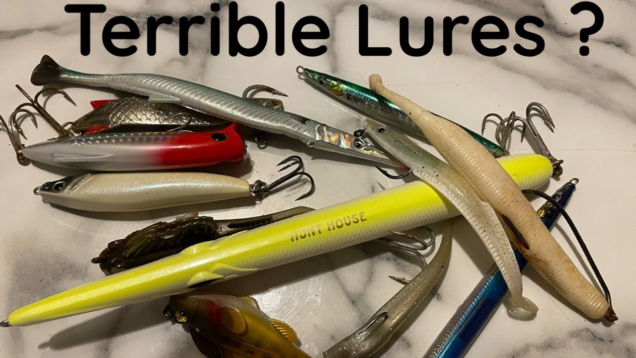 My top 10 worst fishing lures !