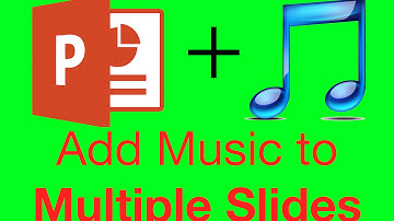 How To Add Music On Every Slide In Powerpoint 2010 & 2013
