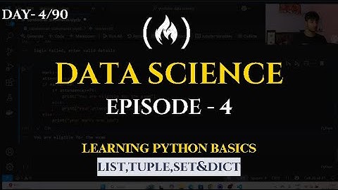 Day 4 – List, Tuple, Set & Dictionary in Python 🔥 | I’m Learning Data Science in 90 Days