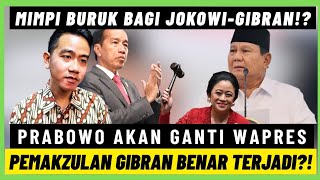 SHOCKING!! WILL PRABOWO CHANGE THE VICE PRESIDENT?! A NIGHTMARE FOR JKW?