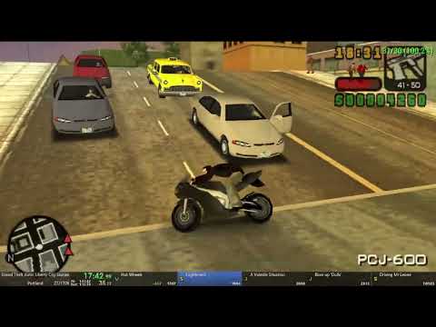 Видео: [EMU] GTA: LCS. Portland% in 1:00:35