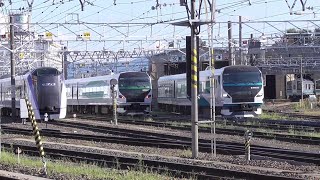 臨時特急あずさ84号 E257系2000番台 松本車両センター出区