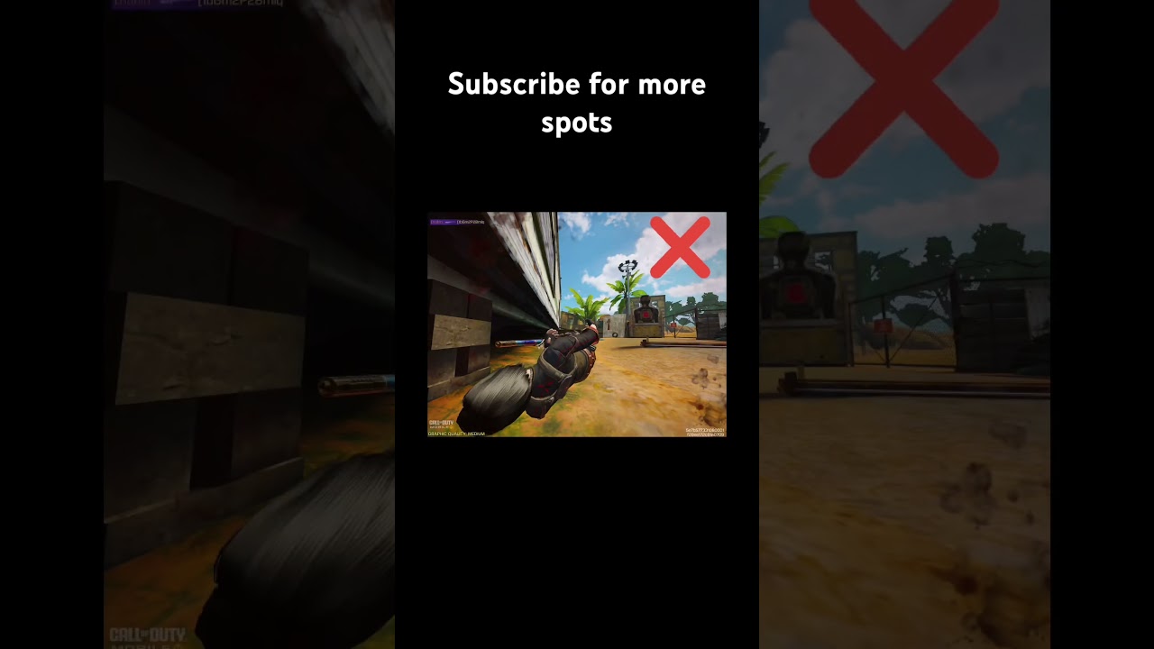 Codm sniper spots in firing range 