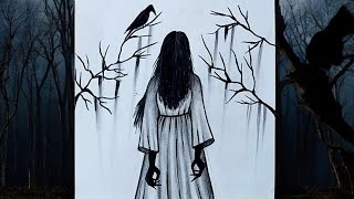 Download Lagu Scary Drawing - How to Draw a Ghost Girl Step by Step || Halloween Drawing  MP3 Download Lagu Scary Drawing - How to Draw a Ghost Girl Step by Step || Halloween Drawing  MP3