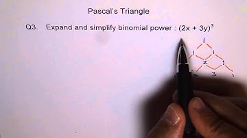 Pascals Triangle Application Expand Binomial Q3