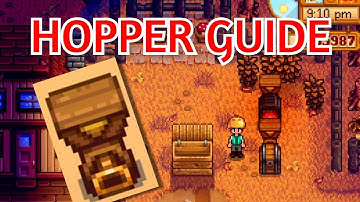 How to USE the NEW HOPPER!! - Stardew Valley NEW 1.5 Update