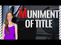 Muniment of Title: 7 Things You Must Know