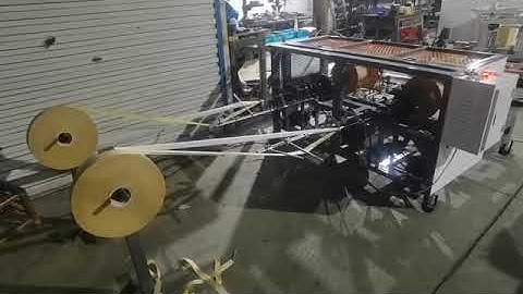Double-ended paper rope machine