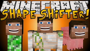 Minecraft Mods: SHAPE SHIFTER Z - Be a Dragon, Enderman & The Wither!