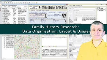 Family History Research: Data Organisation, Layout & Usage