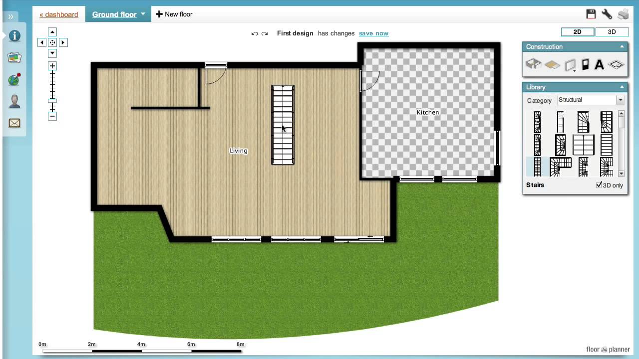 How to draw floor plans online - YouTube