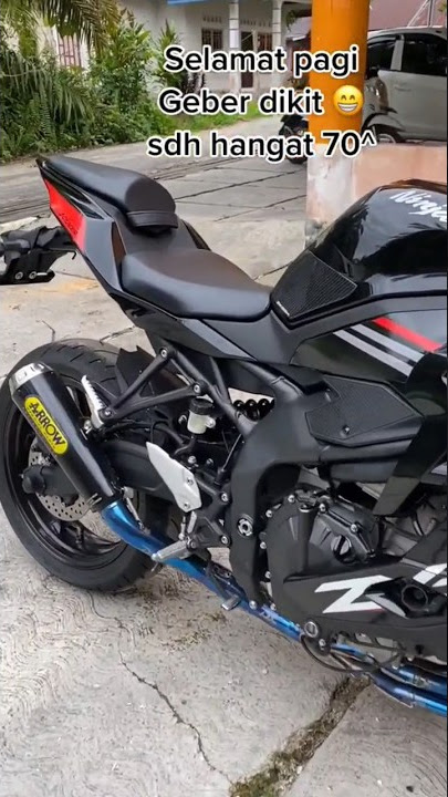 Manasin motor zx25r di pagi hari gas tipis-tipis #sound #kawasaki #zx25r