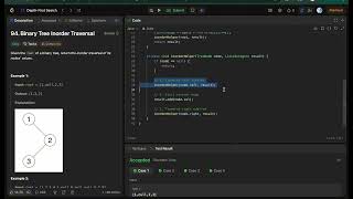 94 Binary Tree Inorder Traversal LeetCode