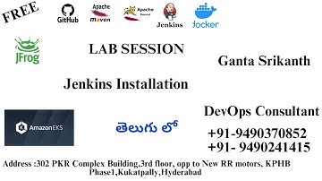 Jenkins Installation |GantaSoft | Best Devops Training in  KPHB HYD | Ganta Srikanth