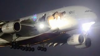 10 Big Planes Landing Late At Night Melbourne Airport Plane Spotting