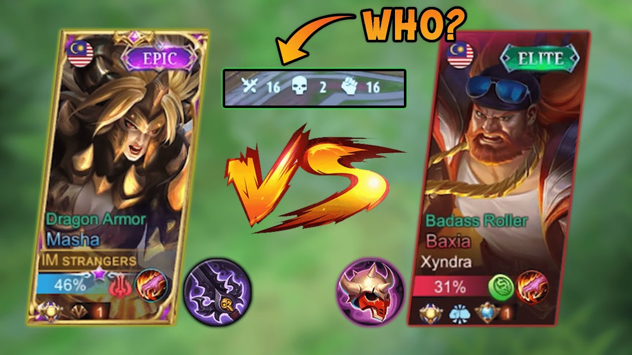 MASHA TANK JUNGLER META IS ON FIRE 🔥 MASHA VS PRO BAXIA!! WHO WILL WIN?