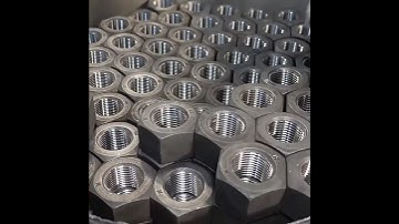 The process of making a giant hex nut. Most Interesting Korean Metal work