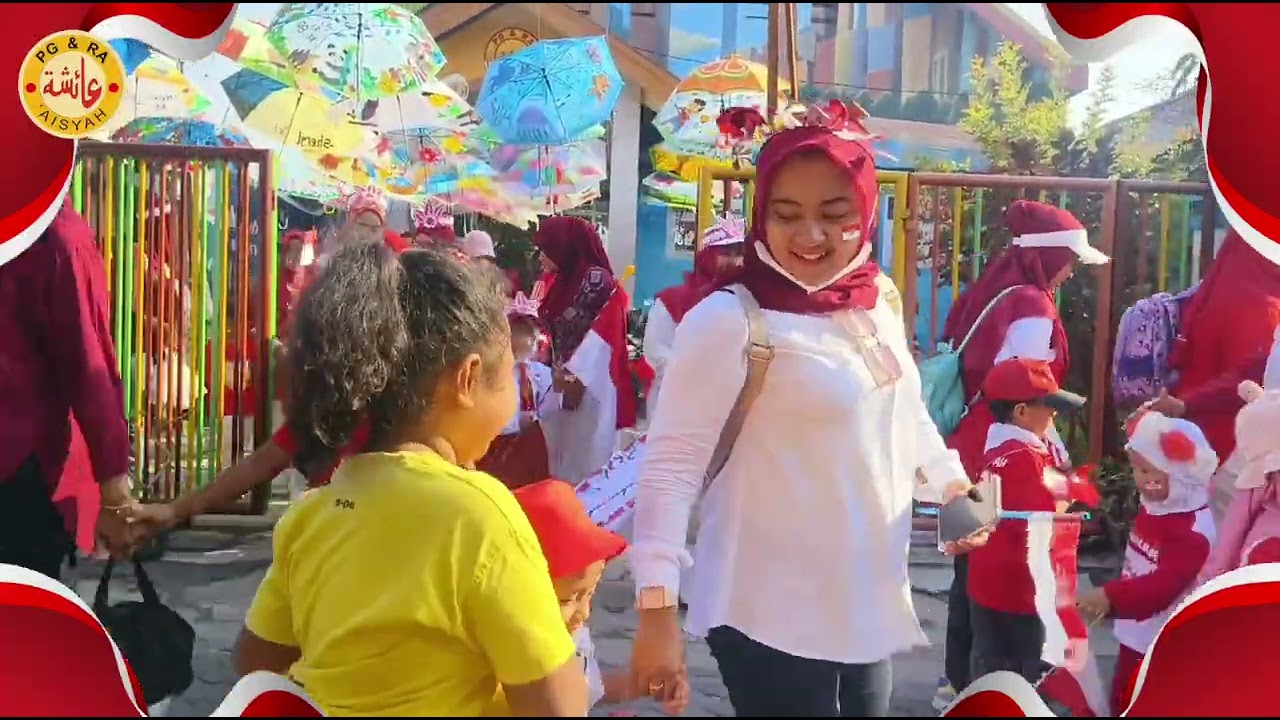 Jalan sehat keluarga besar KB RA Aisyah Made Surabaya thn 2025