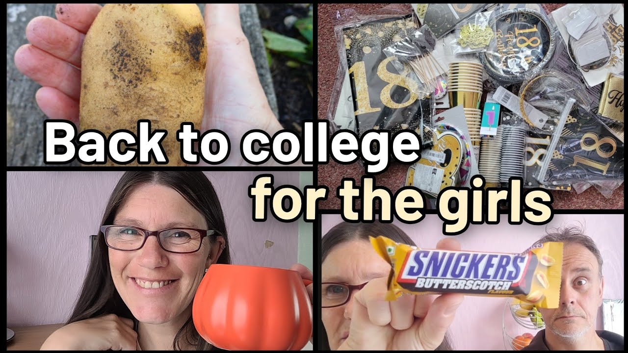 First day of college | Chatty vlog | 18th birthday party ware | New Snickers? | Family of four