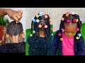 This video is for you if you can't Braid or Cornrow.  back to school hairstyle for toddlers/kids