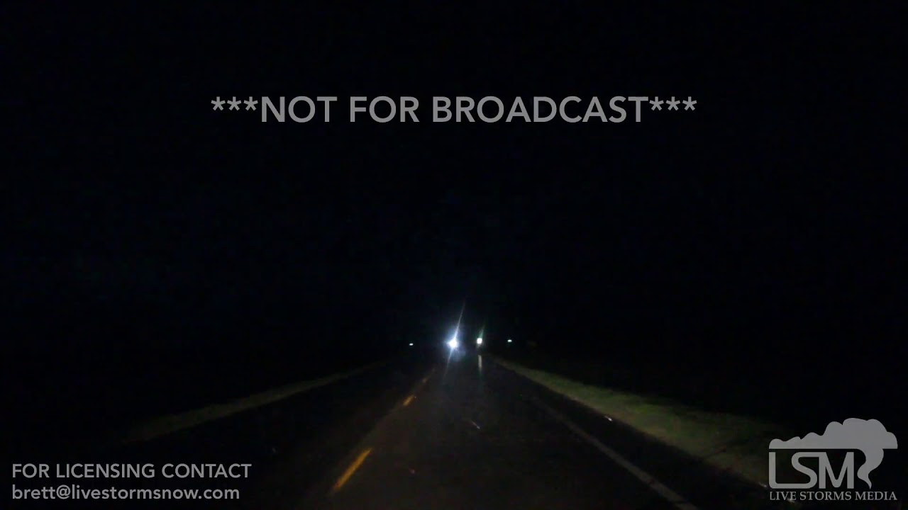 042819 Ness City, KS Hail, Wind, and Lightning on a Tornado Warned