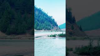 Nature's Canvas: River Kunhar Painting Naran Valley #travel #nature #explore #shorts #pakistan