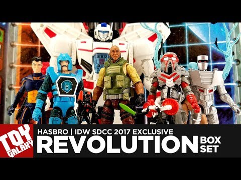 Hasbro/IDW SDCC 2017 Exclusive Revolution Box Set Review