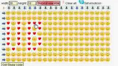 create your own Skype emoticons drawing.