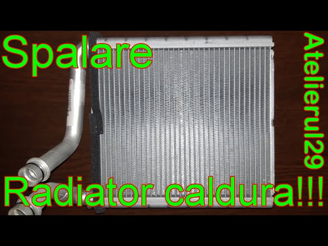 Spalare radiator de caldura habitaclu Volkswagen Golf 5,Jetta,Passat,etc. -  YouTube