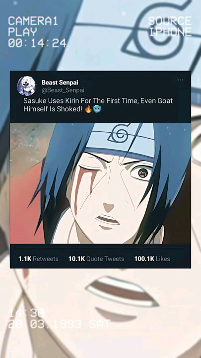 Sasuke's Kirin No Jutsu!