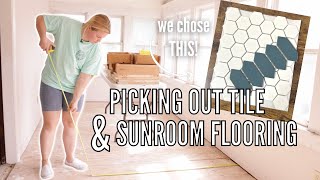 Picking Out Bathroom Tile & Sunroom Flooring for Home Renovation