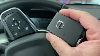 Start a Volvo XC40 with a dead key fob battery