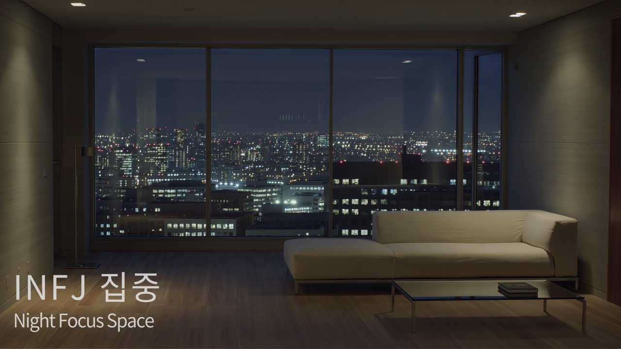 INFJ Night Focus Space | 고요하게 몰입하는 밤 (40 Minutes)