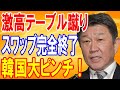 【海外の反応】茂木外相が韓国スワップを一刀両断!「誰が頭下げて金貸すんだよ!」交渉テーブルに怒りの一蹴…w【日本の魂】