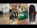 VLOG: Pink Knotless Braids + Tianas 1st Basketball Game + TJ Maxx Run + Opening Packages
