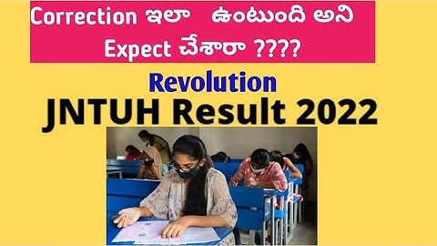 JNTUH Correction || JNTUH Revaluation || JNTUH B.Tech Results || JNTUH Latest Updates | JNTUH Update