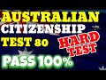 Australian Citizenship Test 2025-2026 🇦🇺 | Hard Questions 