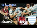 TOP 14 : Résumé partie LOU Rugby - Racing 92 : J24 - Saison 2023/2024