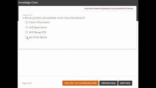 Practice CS Staff Knowledge Check