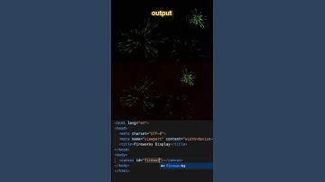 cleanNcode for Fireworks🎇#html #css #css3 #shortsfeed #shorts #ytshorts #ui #ai #frontend #fireworks