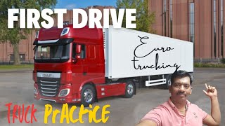 First Drive 🔥Trailer Training 🚛 Eu Truck 🔥my dream #trucking #europetruck #hungaryjobs