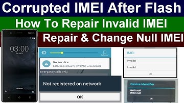 How to Fix Invalid IMEI After Flashing ROM Or Factory Reset, Fix Null IMEI After Flash By Tahir Gul