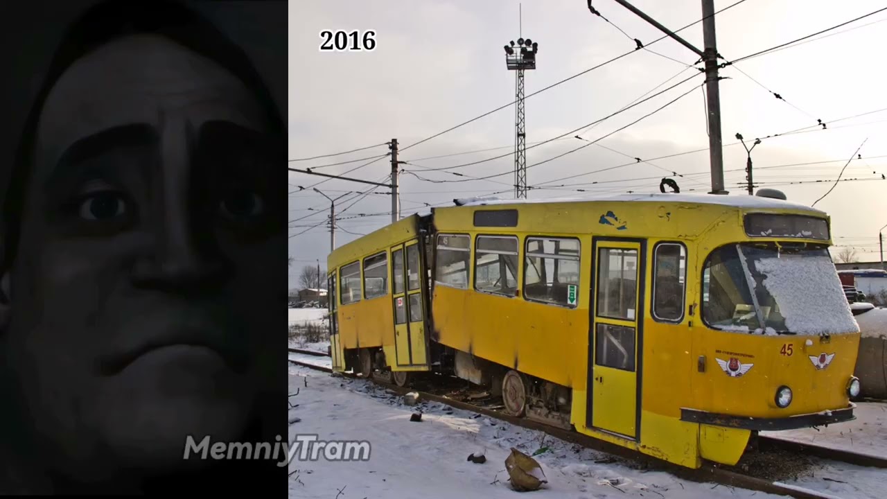 Тульский трамвай До и После: