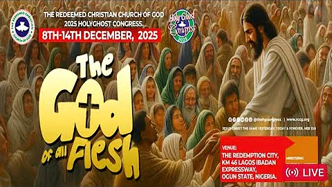 RCCG HOLY GHOST CONGRESS || 12TH DECEMBER 2025 || DAY 5 EVENING SERVICE || PASTOR E A ADEBOYE.