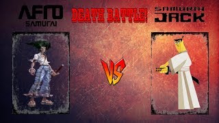 Samurai Jack Vs Afro Samurai Death Battle! Character Breakdown! - Who Would Win